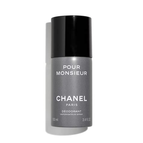 chanel pour monsieur deodorant spray|chanel deodorant spray for women.